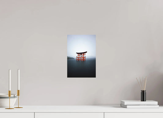 20 x 30 cm, Tirage Photo Torii dans la brume