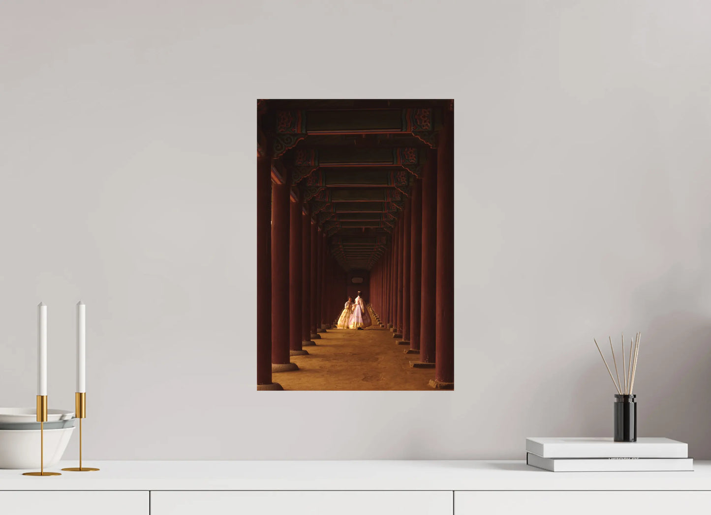 30 x 45 cm, toile Photo de Séoul: Princesses du Gyeongbokgung