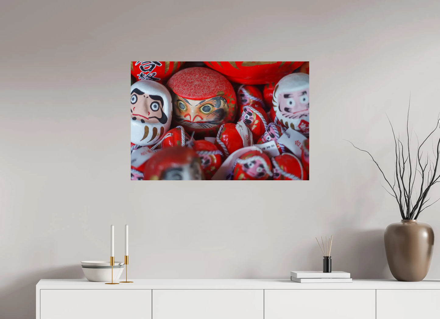 90 x 60 cm, Tirage Photo Photo du Japon: Daruma