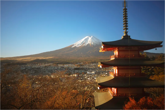 Main image Photo du Japon: Mont Fuji et pagode Chureito - Vue iconique Fujiyoshida